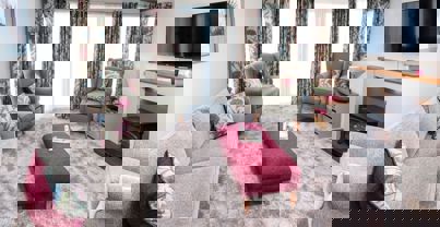 Internal of a Caravan Living Space