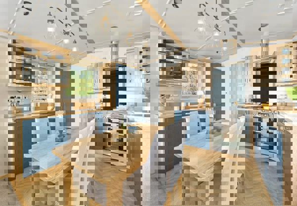 Internal of a Caravan Kitchen