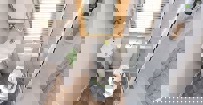 Internal of a Caravan Bathroom