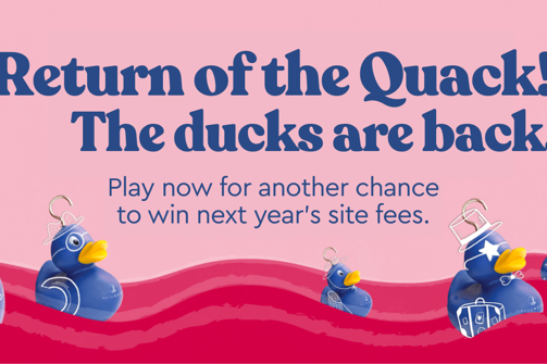 Return of the Quack! The ducks are back. Part Exchange Campaign Offer.