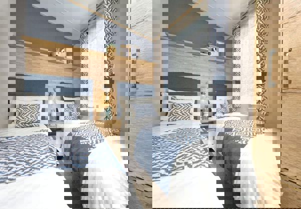 Internal of a Caravan Twin Room