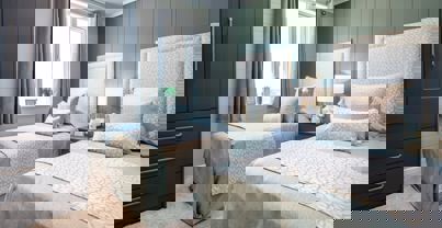 Internal of a Luxury Lodge Twin Room