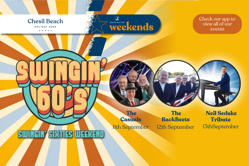Chesil Beach Swinging 60s Waterside Weekend