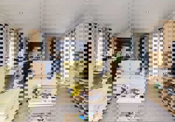 Internal of a Caravan Lounge