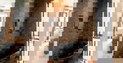 Interior of a Super Lodge Ensuite with Bath Tub