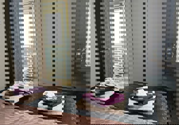 Internal of a Caravan Master Bedroom and Ensuite