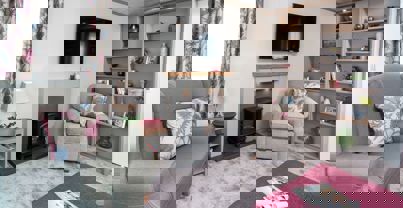 Internal of a Caravan Lounge Area