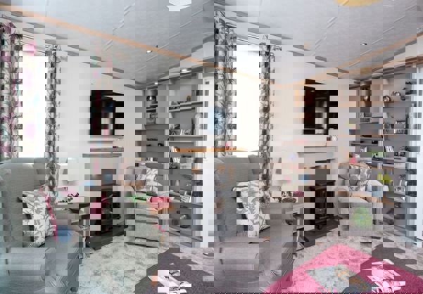 Internal of a Caravan Lounge Area