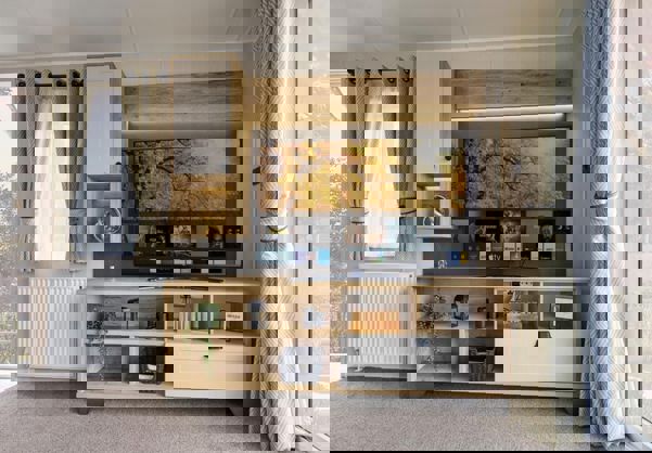 Internal of a Caravan Lounge