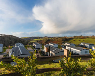 Countryside views and holiday homes