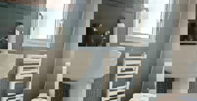 Internal of a Caravan Bathroom