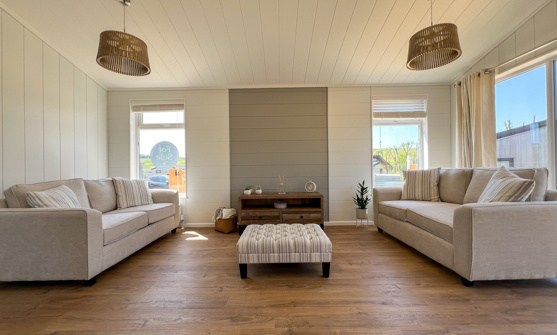 Internal of a luxury lodge lounge
