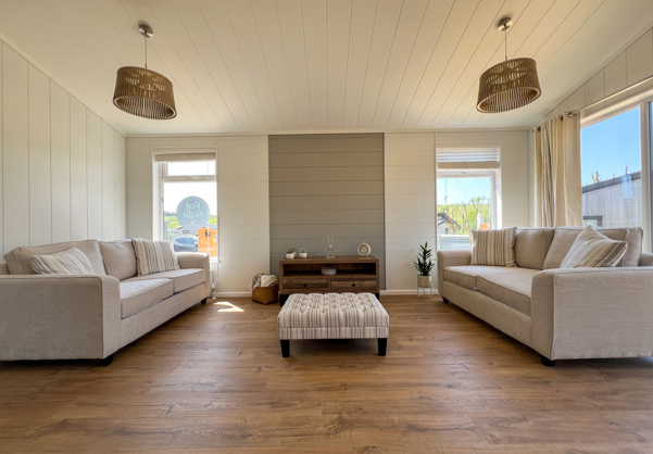 Internal of a luxury lodge lounge