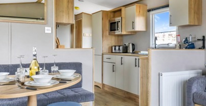 Internal of Open Plan Kitchen Dining Room