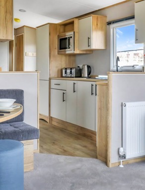 Internal of Open Plan Kitchen Dining Room