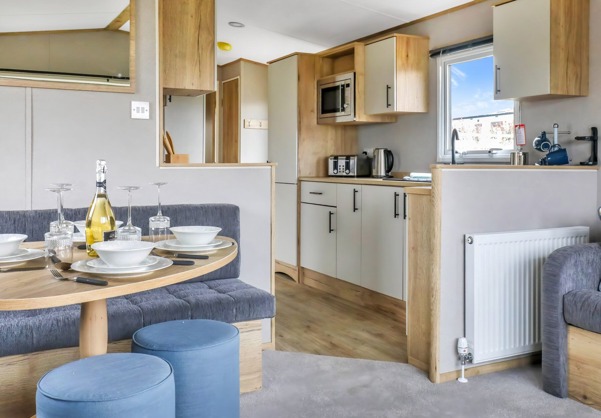 Internal of Open Plan Kitchen Dining Room