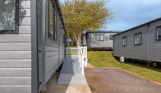 External of an accessible caravan ramp to entrance