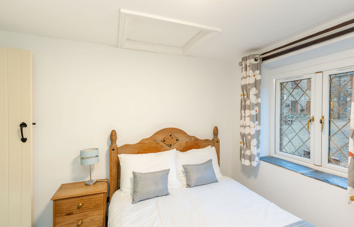 Internal of a cottage double bedroom