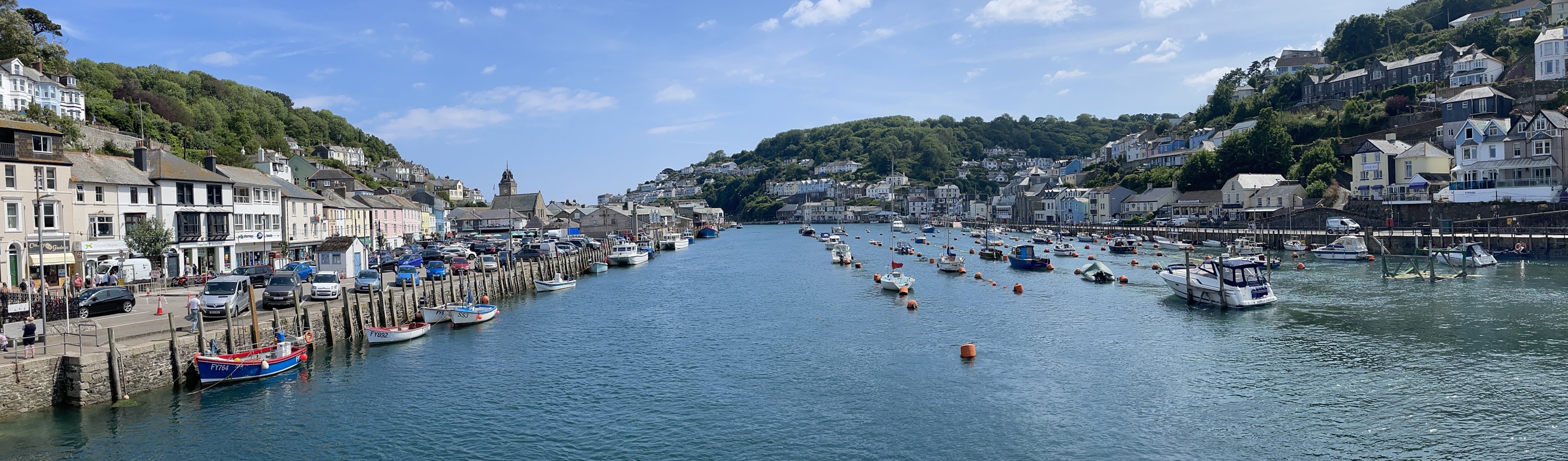 View of Looe Harbour from bridge