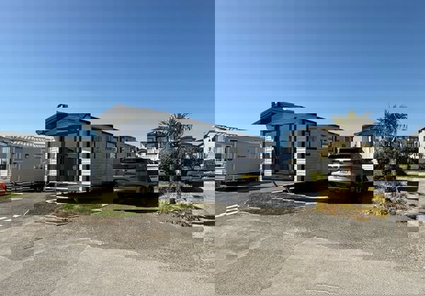 External of a Caravan on Pitch