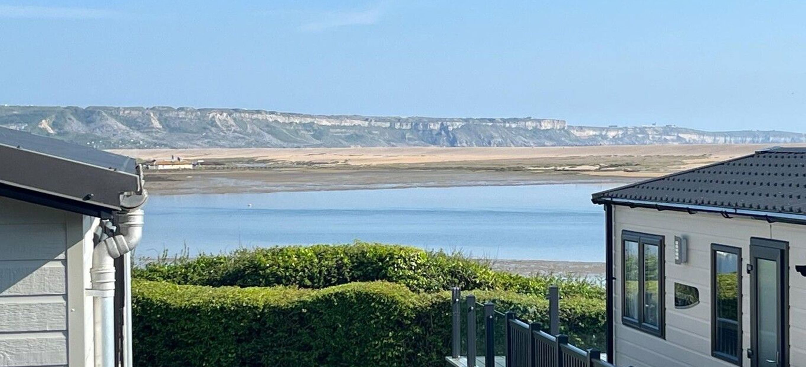 View from a Caravan on the Jurassic Coast