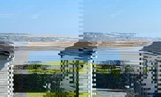 View from a Caravan on the Jurassic Coast