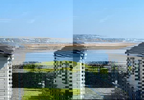 View from a Caravan on the Jurassic Coast