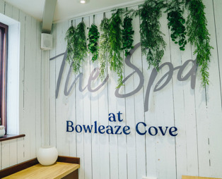 The entrance and reception of the Spa at Bowleaze Cove Holiday Park & Spa