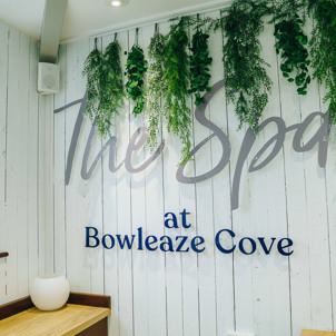 The entrance and reception of the Spa at Bowleaze Cove Holiday Park & Spa