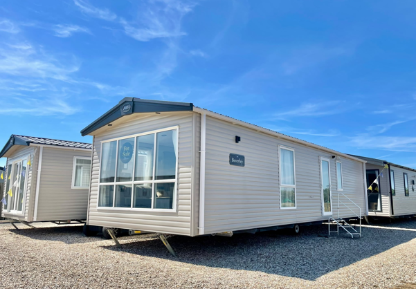 External of a caravan on pitch 