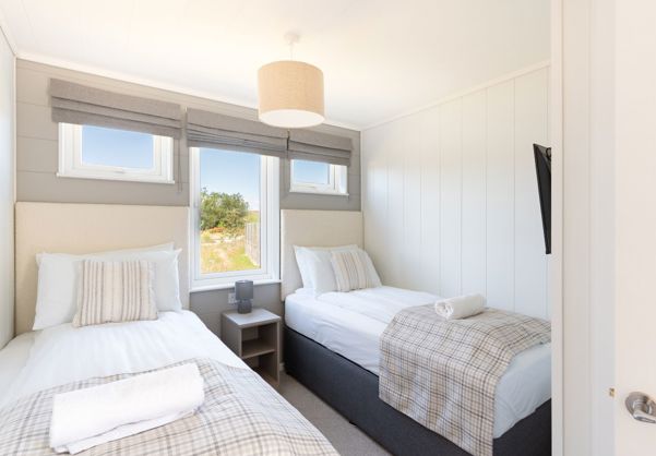 Internal of a cabin twin bedroom