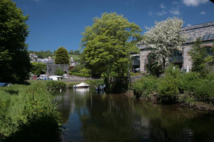 A quaint village by the riverside