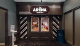 The entrance to The Arena Sports Bar