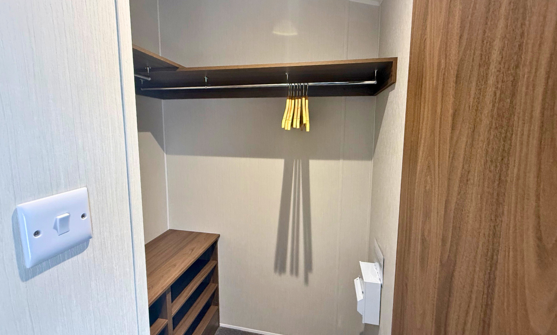 Internal of a caravan storage area