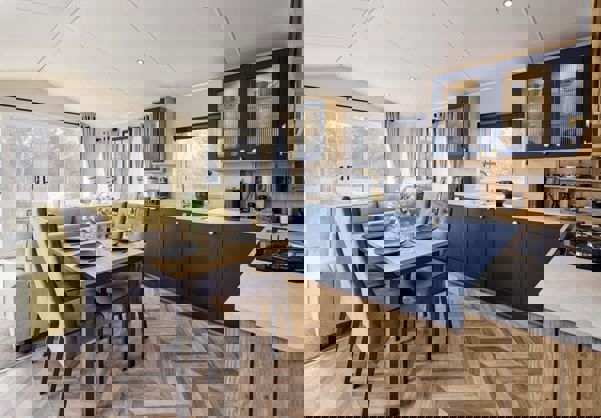 Internal of a Caravan Living Space