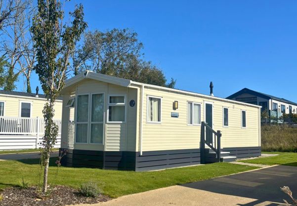 External of a caravan on pitch