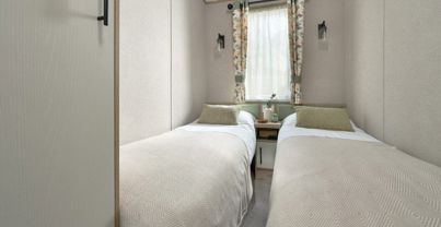 Internal of a Caravan Twin Room
