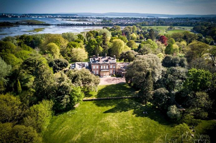 The grounds and surrounding area of Upton Country Park on the coast