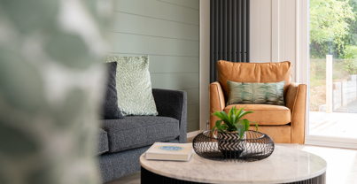 Cosy armchair in lounge