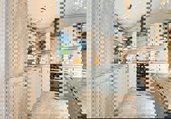 Internal of a Caravan Kitchen