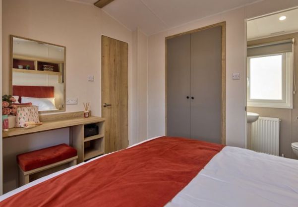 Internal of Caravan Master Bedroom Dressing Area and Ensuite