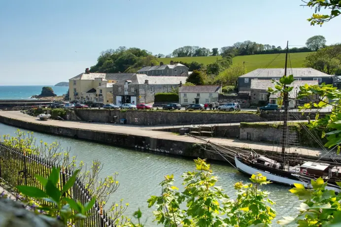 A harbour town by the sea