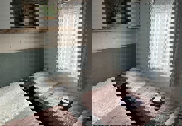 Internal of a Caravan Twin Room