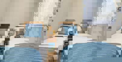 Internal of Caravan Twin Room