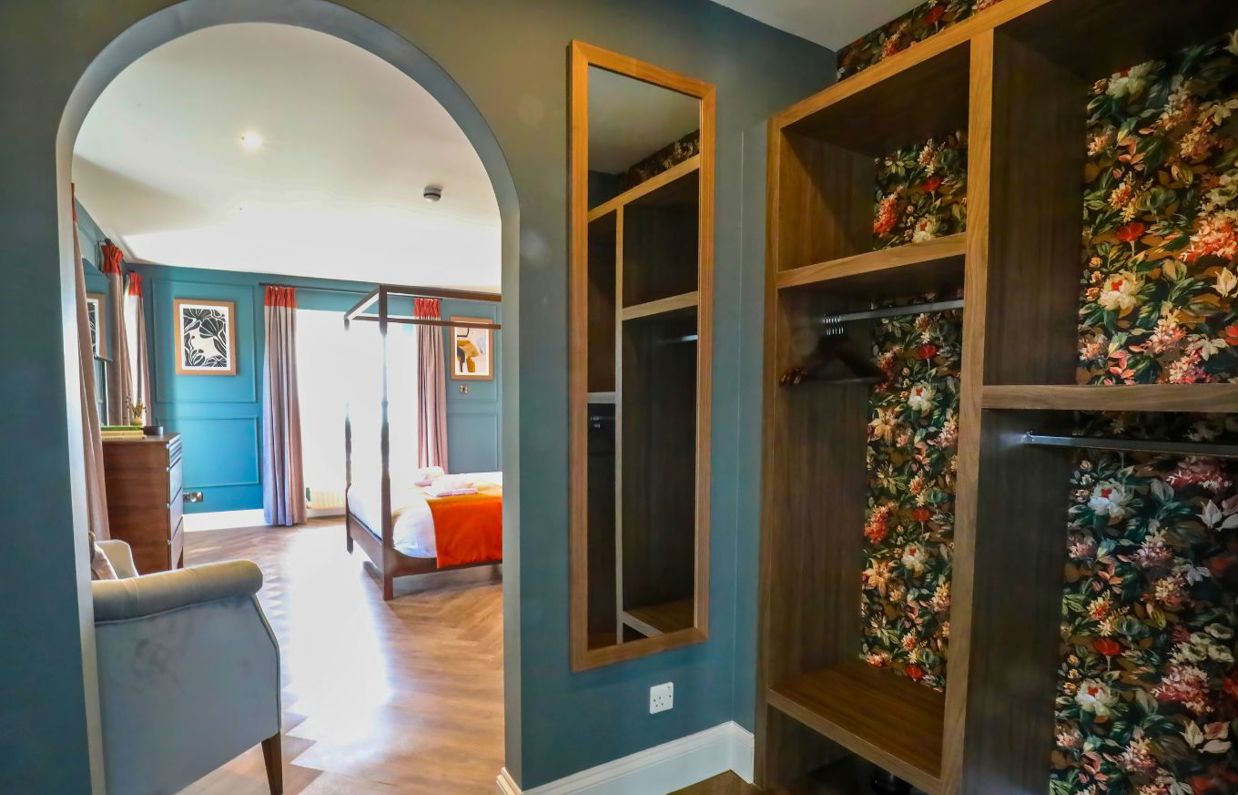 Internal of a manor house dressing area