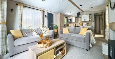 Internal of a Caravan Lounge