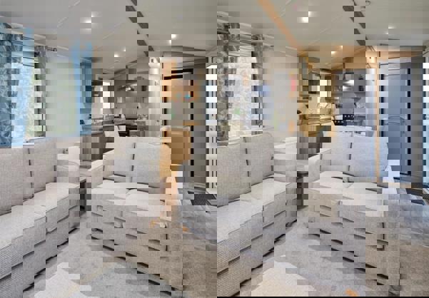 Internal of Caravan Living Space