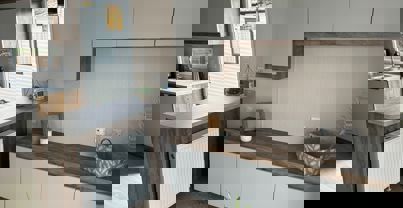 Internal of a Caravan Lounge Area