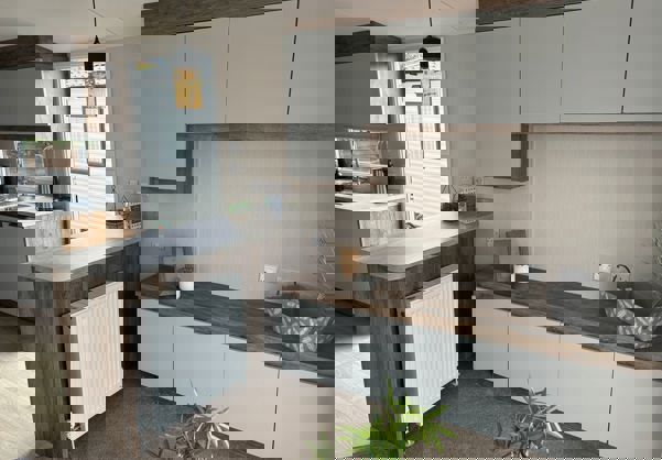 Internal of a Caravan Lounge Area