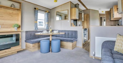 View of Dining Area and Kitchen from Lounge